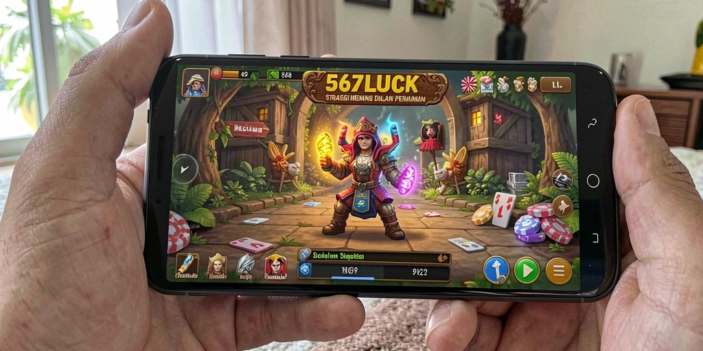Tampilan gameplay yang intens dan strategis di 567LUCK.
