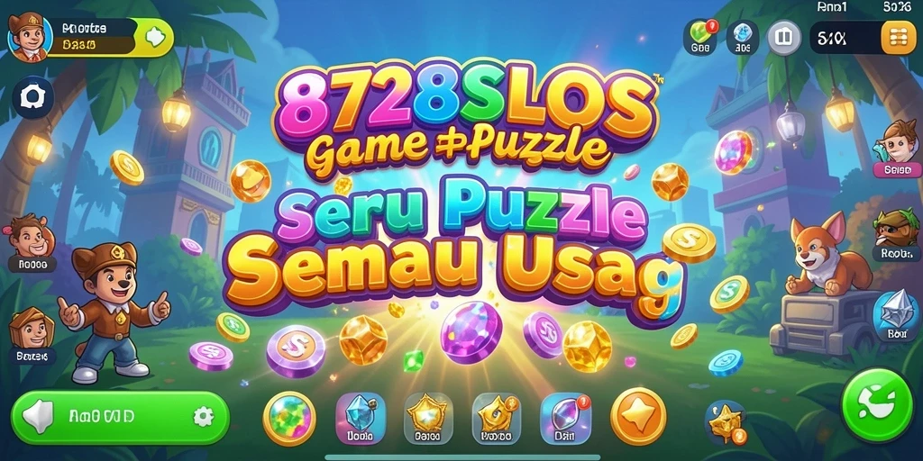 Tampilan gameplay menarik dalam 8728SLOTS yang penuh tantangan Puzzle.