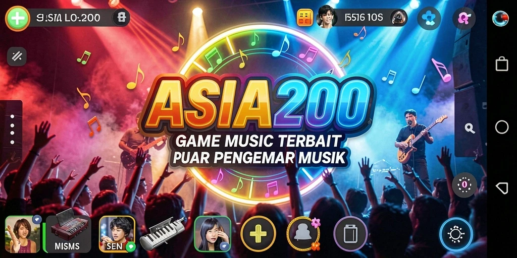 Tampilan gameplay ASIA200 yang menarik dan interaktif.