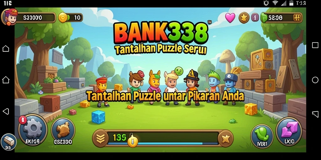 Gameplay BANK338 yang penuh color dan tantangan puzzle.