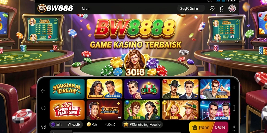 Tampilan gameplay BW888 yang dinamis dan menghibur dalam permainan Kasino.