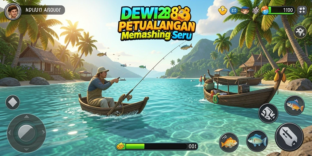 Tangkapan ikan besar dalam gameplay DEWI288.