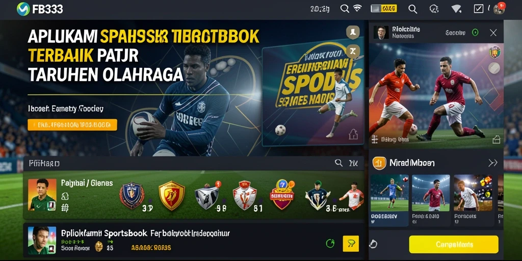 Tampilan gameplay FB333 saat bertaruh pada olahraga secara langsung.