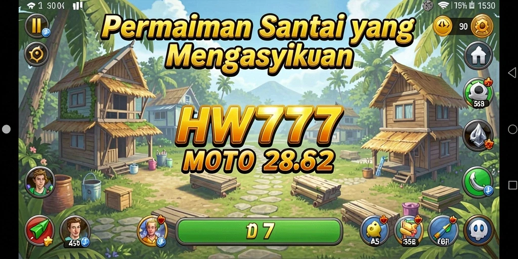 Menampilkan gameplay seru dan sederhana dari HW777.