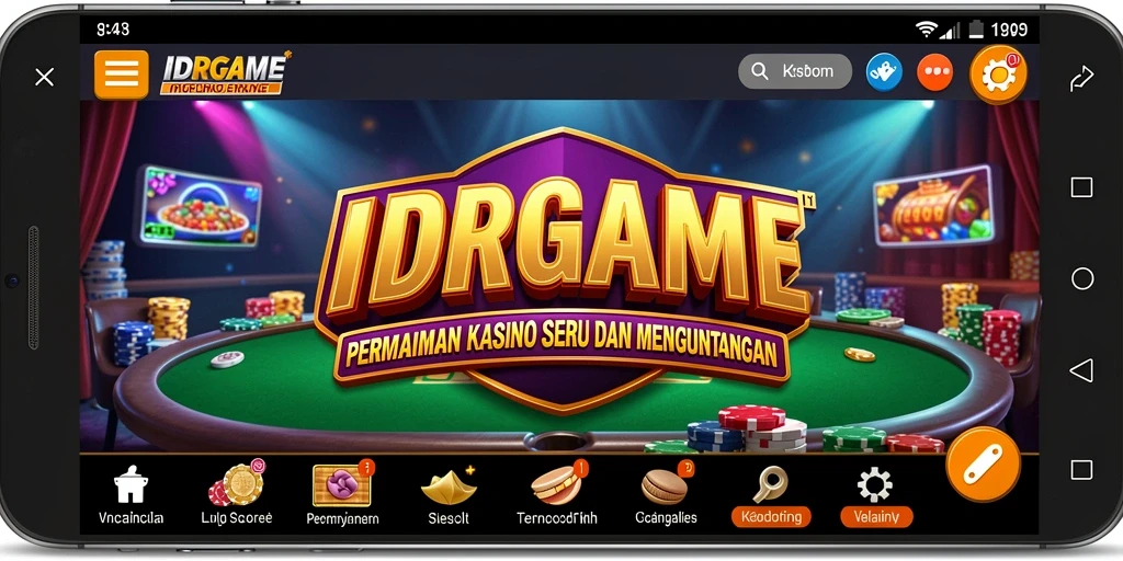 Gameplay Kasino yang mendebarkan dan interaktif di IDRGAME.