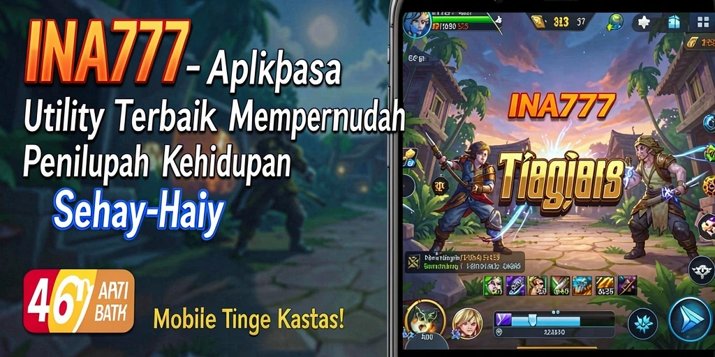 Tampilan antarmuka aplikasi INA777 yang intuitif dan user-friendly.