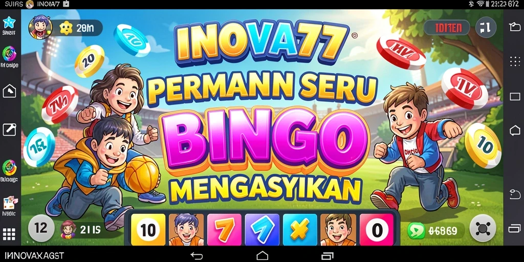 Tampilan gameplay seru INOVA77 dalam permainan Bingo.