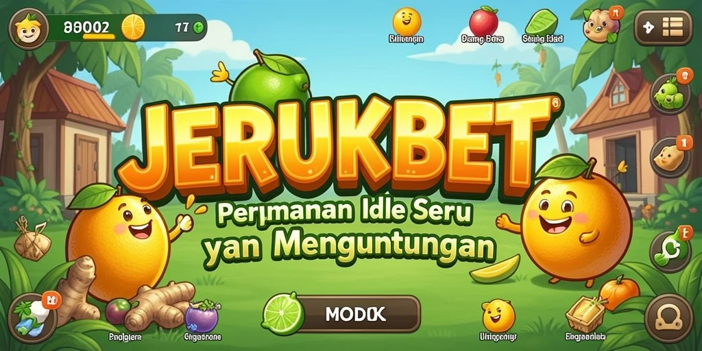 Tampilan gameplay <strong>JERUKBET</strong> yang menarik dan penuh warna.