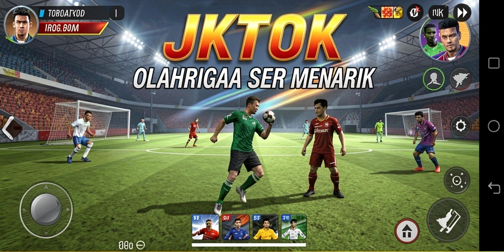 Tampilan gameplay JKTOK yang menegangkan dan mengasyikkan.
