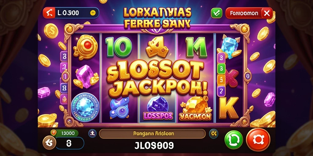 Screenshot menunjukkan pengalaman mendebarkan bermain slot di LOS303.