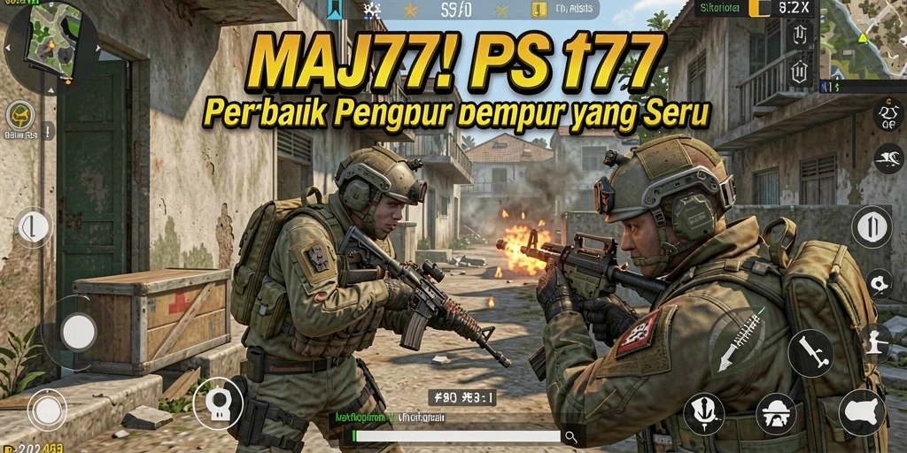 Screenshot gameplay MAJ777 dengan aksi pertempuran mendebarkan.