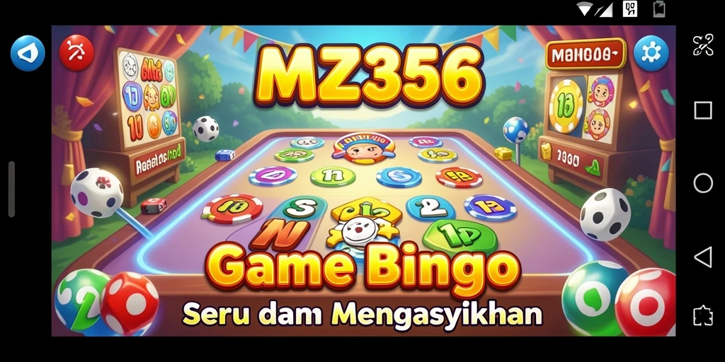 Tampilan menarik dari gameplay Bingo MZ356 yang seru.