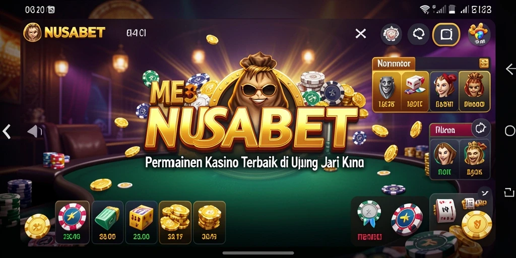 Tampilan gameplay seru di NUSABET dengan grafik menarik.