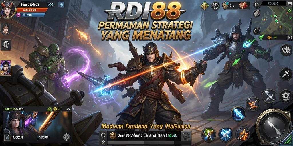 Tampilan gameplay RDI88 dengan berbagai strategi SLG.