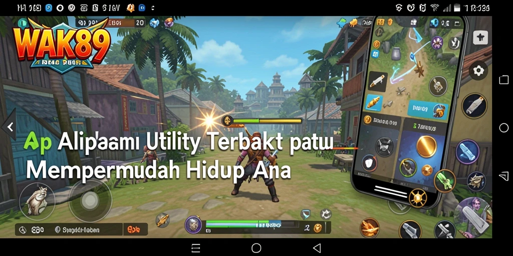 Tampilan antarmuka WAK89 yang menarik dan penggunaannya yang mudah.