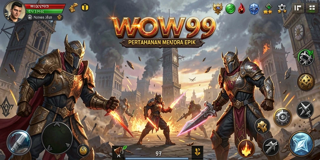 Tangkapan layar menunjukkan gameplay strategis dari <strong>WOW99</strong> dalam genre Tower Defense.